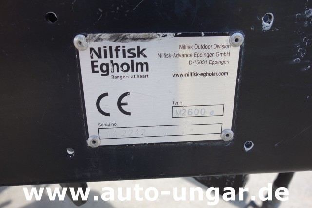 Nilfisk - CR3500 Wasserfass mit Pumpe + Schlauchhaspel Schmidt Multigo Schwemmaufbau