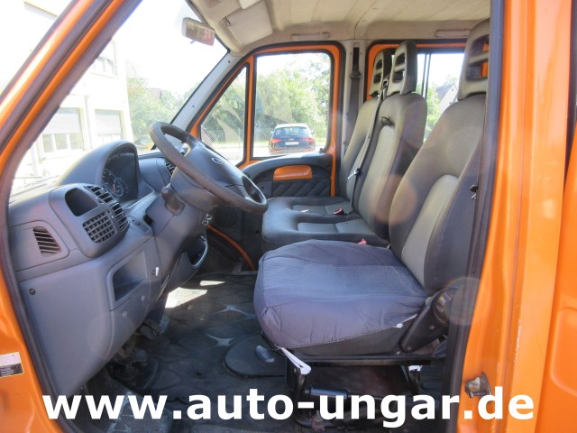 Fiat - Ducato 244D Pritsche Doka mit Palfinger Kran  PC1300 Bj. 2005