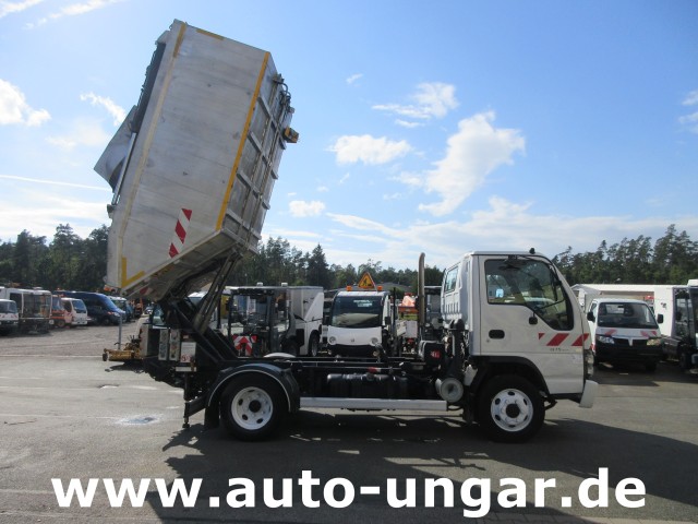 Isuzu - NQR smoother NPR 75 Q75.Y07 Faun Müllwagen Euro 4 Kipper Lifter Presse