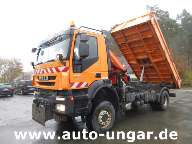 Iveco - Trakker 360 Kipper Allrad 4x4 Kran Kommunalhydraulik Winterdienst Euro 5