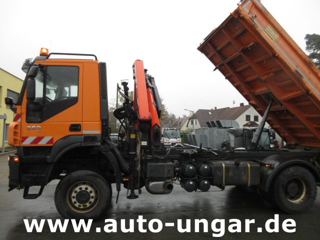 Iveco - Trakker 360 Kipper Allrad 4x4 Kran Kommunalhydraulik Winterdienst Euro 5