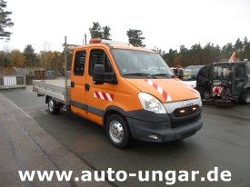 Iveco - 35S15 Doka Tiefladepritsche EU5 115'km 6Sitzer AHK 3.500kg Kommunalfahrzeug